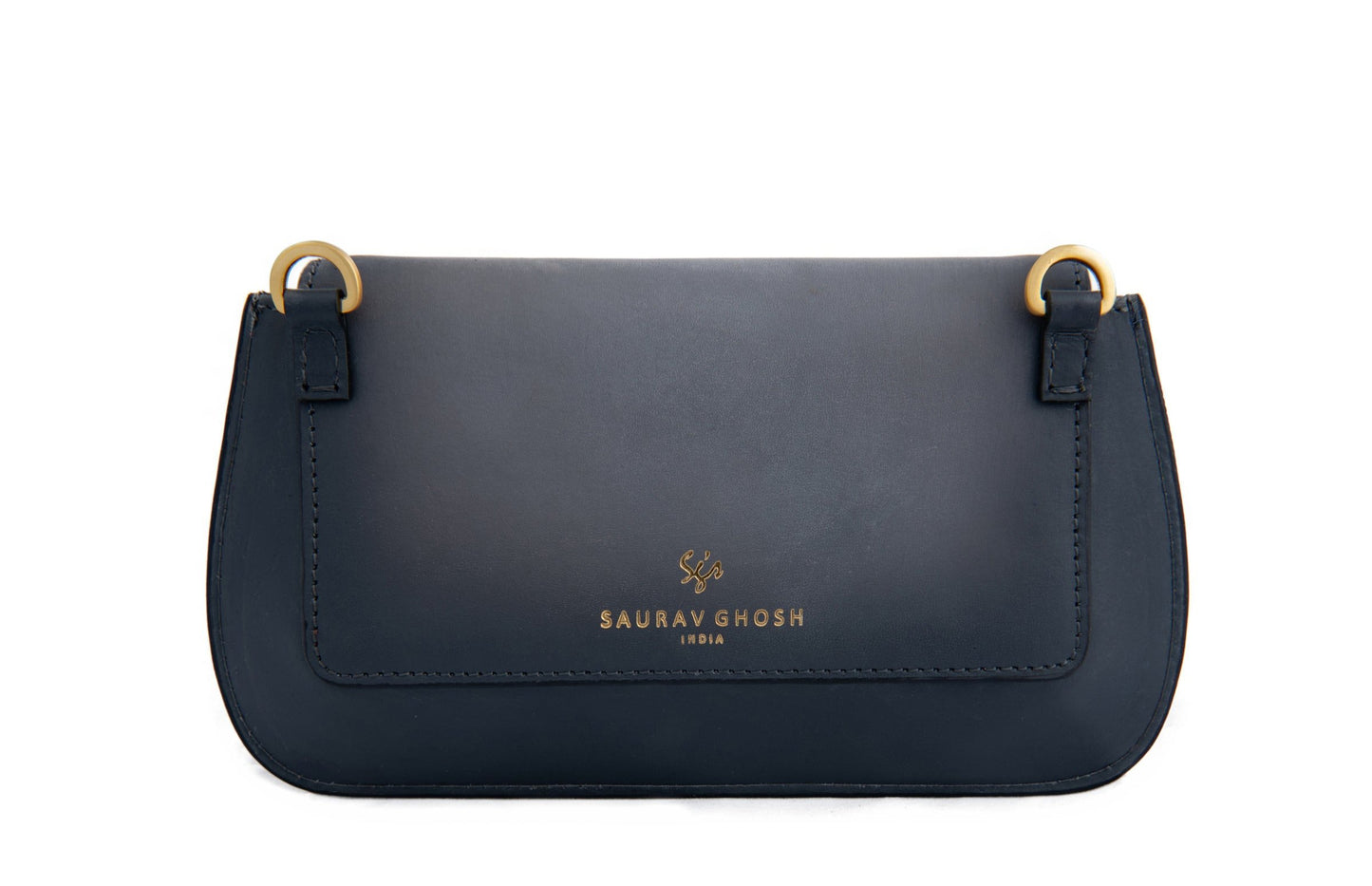 Alluring Grey Elite Border Embroidered Clutch