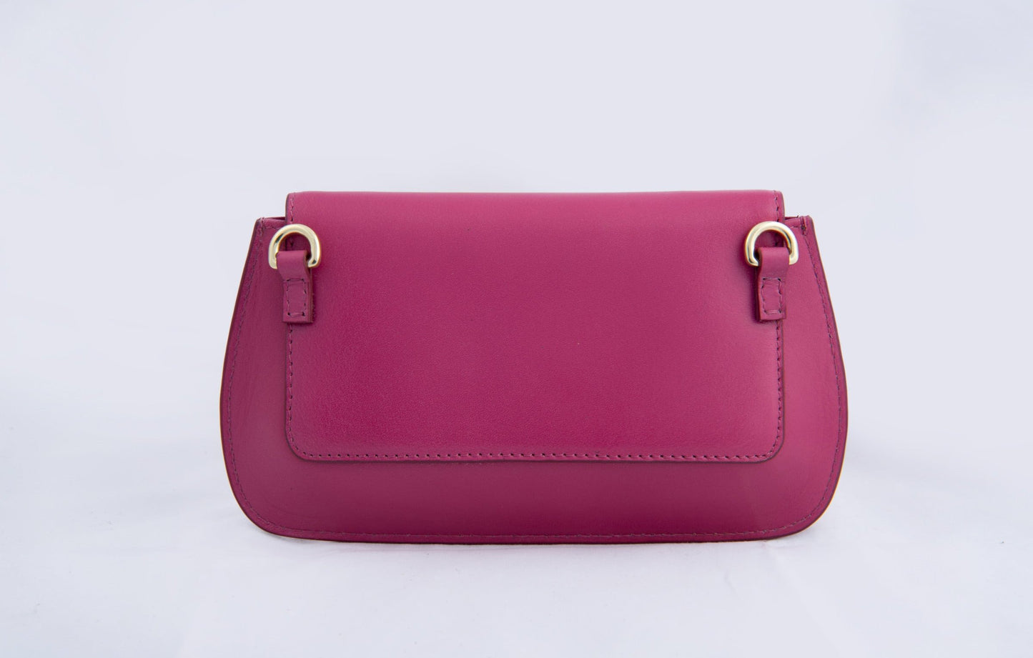 Pink Elite Rectangle Shaped Clutch - Golden Muslin