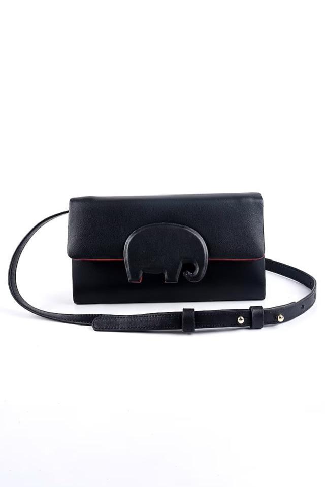 Bold Black Mammoth Rectangle Bag