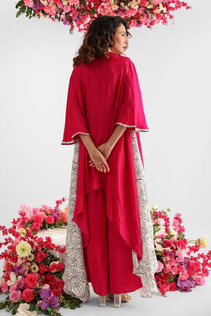 Ruffle Jacket Set