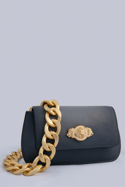 Alluring Grey Elite Border Embroidered Clutch