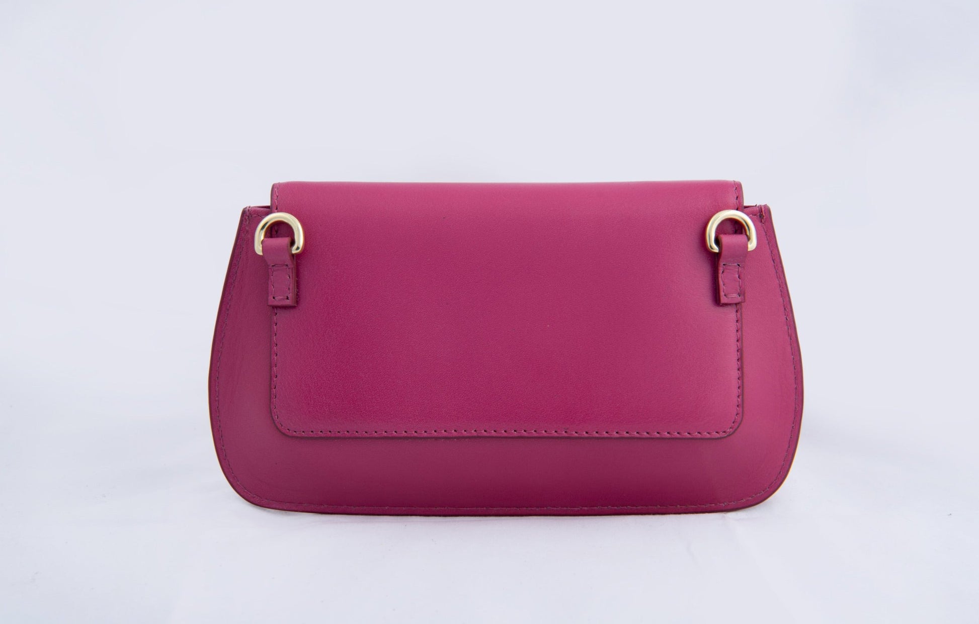 Pink Elite Rectangle Shaped Clutch - Golden Muslin