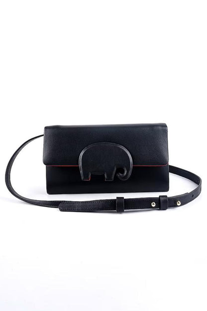 Bold Black Mammoth Rectangle Bag