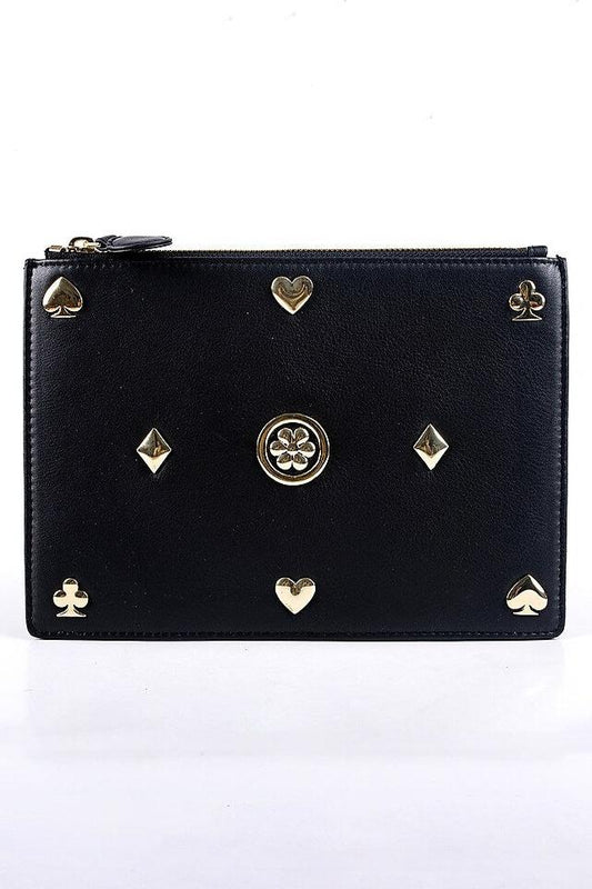 Striking Black Embellished Tagore Clutch